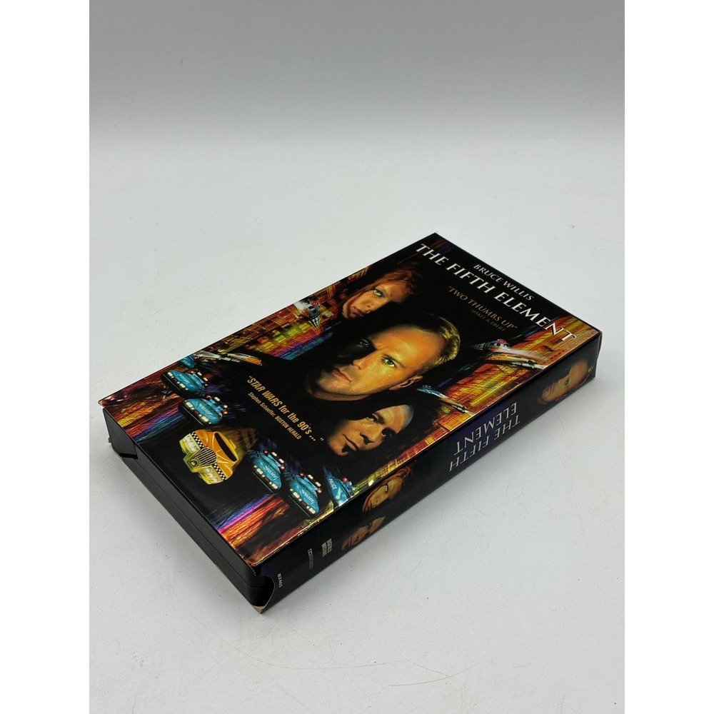 The Fifth Element VHS 1997 Bruce Willis Sci-Fi Columbia Tristar Home Video